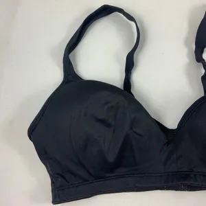 S/M Black adjustable strap halter sports bra thumbnail 3