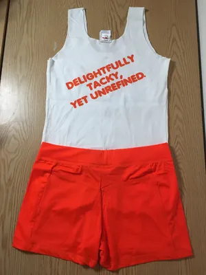 Hooters New Women’s Girl Uniform Outfit Tank And Shorts Size Xs thumbnail 6