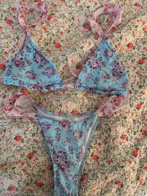 Honey Plum clothing bikini Blue thumbnail 1