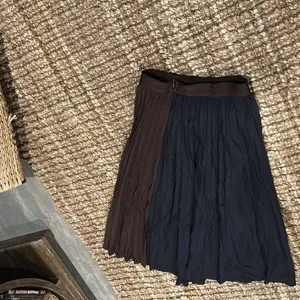Till Navy N Brown Pleated Midi Skirt Size Small thumbnail 8