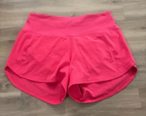 Lululemon Speed Up High-Rise Lined Short 4" Lip Gloss Pink Women Size 6 thumbnail 1