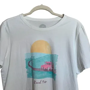 Life Is Good Womens Size Large Multicolor Road Trip Graphic Crusher Tee thumbnail 2
