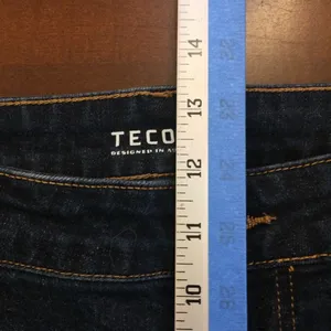 Tecovas high rise straight jeans 30 dark wash thumbnail 6