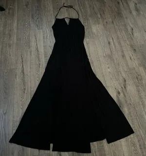 Love + lemons Maxi Dress Small Halter Backless Slits‎ Casual Stretch thumbnail 1