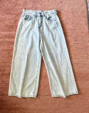 Rewash High Rise Acid Wash Denim Culotte Jeans Size 5/27 thumbnail 1
