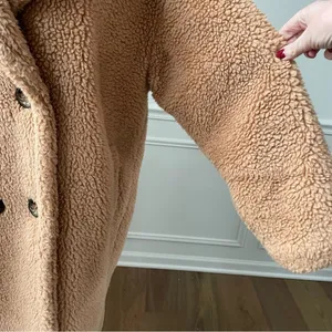 Jayley Mocha Faux Shearling Coat OSFM thumbnail 7