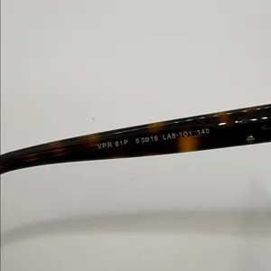 Women’s Prada tortoise shell eyeglass frames VPR 61P 53-16 LA8-101 140 thumbnail 9