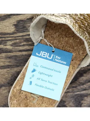 NWT JBU By Jambu Casual Fashion Slip On Wedge Sandal Cream / Champagne Brown 9M thumbnail 13