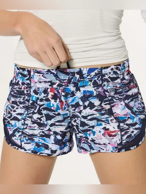 Lululemon Hotty Hot shorts culture clash multi black running activewear gym 10 thumbnail 3