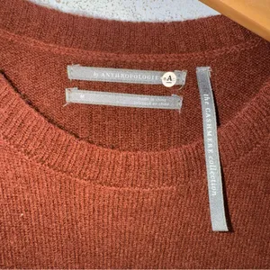anthropologie M The Cashmere Collection Cedar Brown Sleeveless‎ Sweater CP2006 thumbnail 4