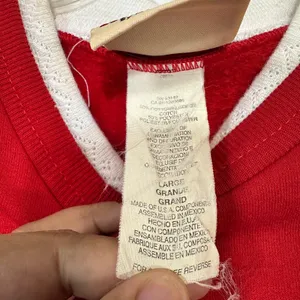 VTG Top Stitch Morning Sun Large Red‎ Collared Sweater Holiday Christmas Penguin thumbnail 6