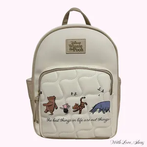 NWT Primark Cream Winnie the Pooh Character Backpack thumbnail 2