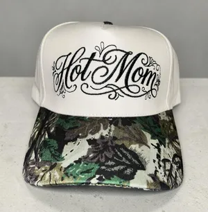 Zenana Camo Hot Mom adjustable hat thumbnail 1