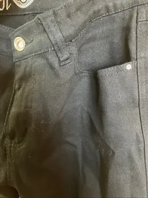 Ethyl Classic Black Studded Pocket Jeans 6 thumbnail 8