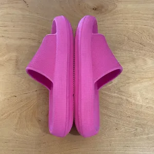 Cushionaire Womens Feather Cloud Recovery‎ Comfort Slide Sandals Hot Pink Size 8 thumbnail 4