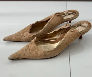 Rare vintage Dolce & Gabbana Tan Heels thumbnail 1