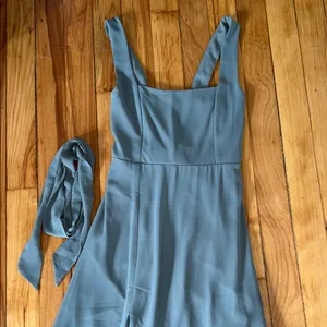 Show Me Your Mumu Claire Midi Dress- Silver Sage Crisp thumbnail 4
