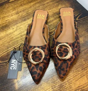 Madden NYC Leopard Print Pinted Toe Flats Size‎ 6 thumbnail 1