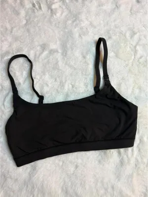 SKIMS Maternity Nursing Bra Onyx XS NEW thumbnail 2