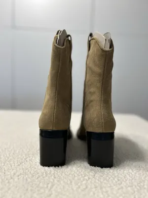 Everlane $298 The Outlaw Suede Cowboy Western Boot in Sand Size 6.5M thumbnail 13