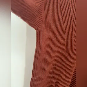 Abercrombie & Fitch Ribbed Mock Neck Sweater Small Orange thumbnail 7
