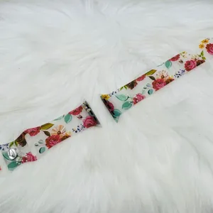 Floral Design Apple Watch Bands 42mm 44mm 45mm 49mm thumbnail 7