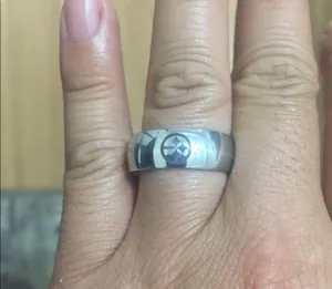 Silver Pittsburgh Steelers Arc Ring thumbnail 4