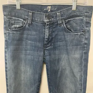 7 For All Mankind Straight Leg Jeans‎ Size 27 thumbnail 2