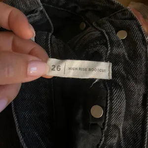 Pacsun High Rise Bootcut Jeans Black Patchwork Distressed‎ Denim 26 thumbnail 5