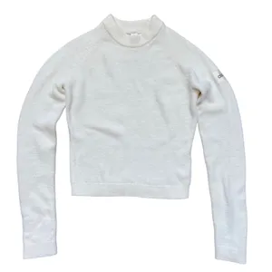 Alo Yoga Snuggle‎ Up Sweater M Cream Fuzzy Crewneck RARE Minimalist Soft Luxury thumbnail 3