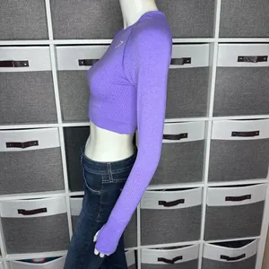 Gymshark VITAL SEAMLESS 2.0 CROP TOP Long Sleeve size Small thumbnail 5