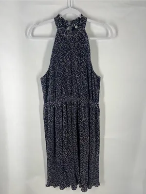 HD in Paris Anthropologie Pleated Halter Dress M‎ Petite thumbnail 2