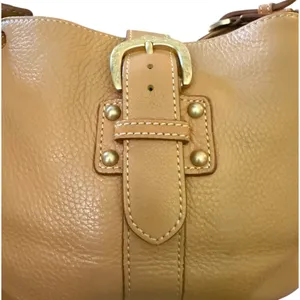 Dooney & Bourke Brown Pebbled Leather Buckle Hobo Shoulder Purse thumbnail 5