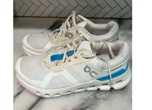 On Cloudrunner Women’s Size 7.5 White Blue Running Shoes EU 38.5 CloudTec thumbnail 3