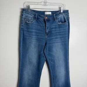 Vervet Blue Flare Jeans Size‎ 31 Minimalist 70s Retro Y2K Meet Boho Effortless thumbnail 7