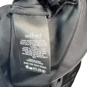 Aritzia‎ Wilfred Only Ruched Slip Dress Mini Sleeveless Black Size Small thumbnail 12