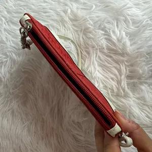 Vintage COACH y2k soho Red Canvas Wristlet thumbnail 4