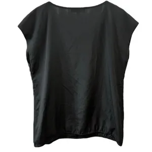 Anne Taylor Loft‎ Black Sleeveless Blouse Sz Large thumbnail 2
