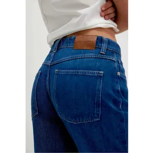 Free People Carina Ultra Soft Low Rise 90s Baggy Boyfriend Jeans Blue 33 Long thumbnail 4