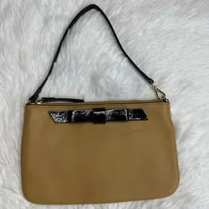 Kate Spade New York Creamy Caramel Brown Mini Purse Wristlet thumbnail 1