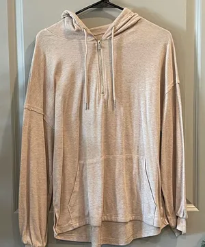 Apricot Hooded Sweatshirt Size M thumbnail 1