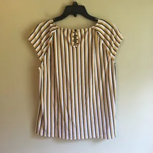 Adrianna Papell small yellow top thumbnail 2