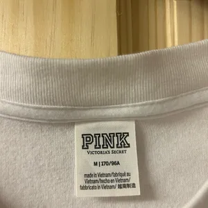 PINK Victoria's Secret Terry White V-neck Top size M thumbnail 3