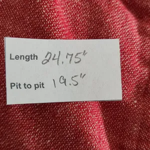 Flax Red Sleeveless Linen Top Size Small Red Linen Blouse thumbnail 2