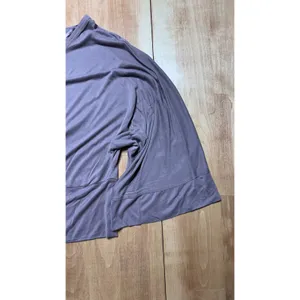 Delette by Anthropologie‎ Women Large DustyPurple Dolman Sleeve thumbnail 3