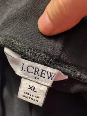 J.Crew Black Pintuck Sweatpants Size XL thumbnail 3