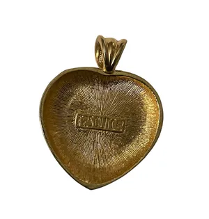 Vintage Pearl Heart Pendant thumbnail 2