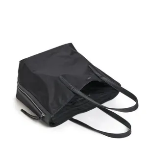 NEW Authentic Botkier black zip top tote bag tassels lightweight side tassels thumbnail 2