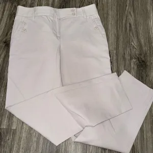 Ann Taylor Loft Stretch Lavender Size 6 straight leg pants thumbnail 1