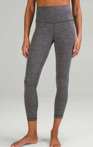Lululemon Align High-Rise Pant 25" Heathered Graphite Grey thumbnail 1